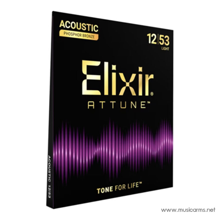 Elixir Attune Phosphor Bronze Acoustic Guitar String สายกีตาร์โปร่ง ขายราคาพิเศษ