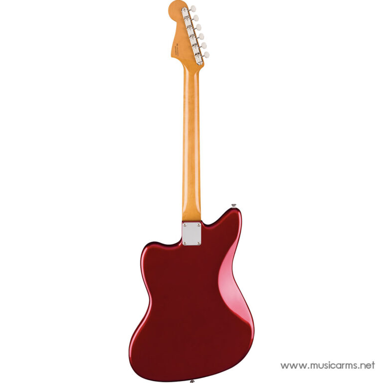 Back view of a glossy red electric guitar with a maple neck and headstock at the top, shown against a white background. ขายราคาพิเศษ