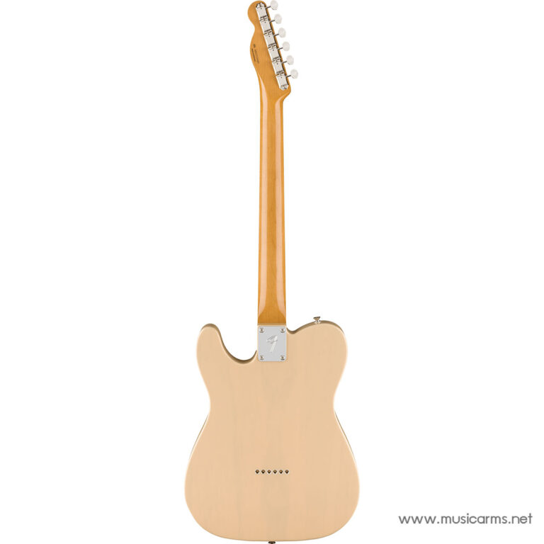 Back view of a natural-finish electric guitar with a maple neck and bolt-on neck plate. ขายราคาพิเศษ