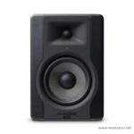 Front view of a black M-Audio BX5 studio monitor speaker with a silver woofer and small tweeter, logo at the bottom edge. ลดราคาพิเศษ