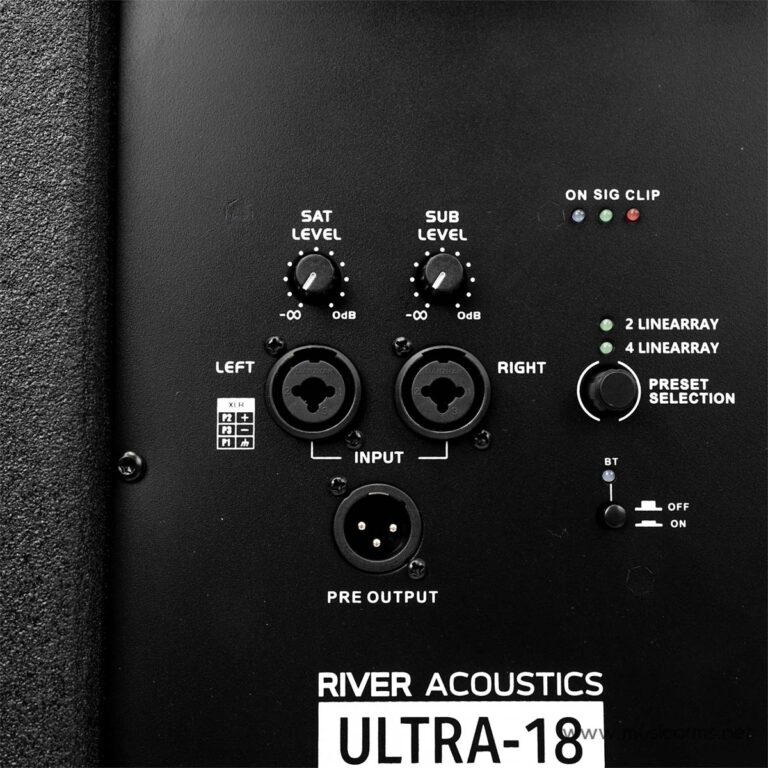 River Acoustics Ultra 18 ลำโพงซับวูฟเฟอร์แอมป์ในตัว 18 นิ้ว ความดัง 132 dB ขายราคาพิเศษ