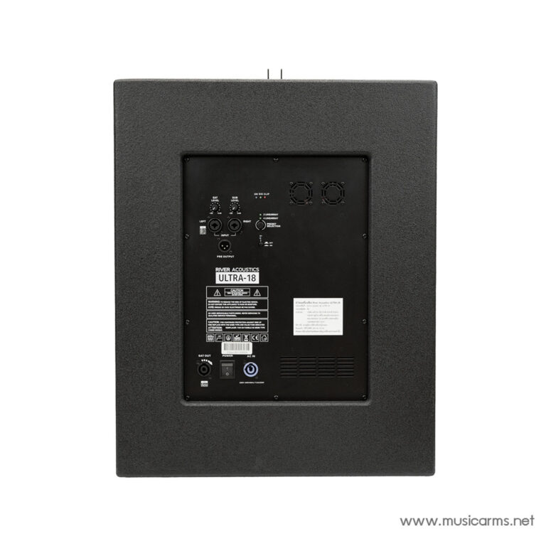 River Acoustics Ultra 18 ลำโพงซับวูฟเฟอร์แอมป์ในตัว 18 นิ้ว ความดัง 132 dB ขายราคาพิเศษ