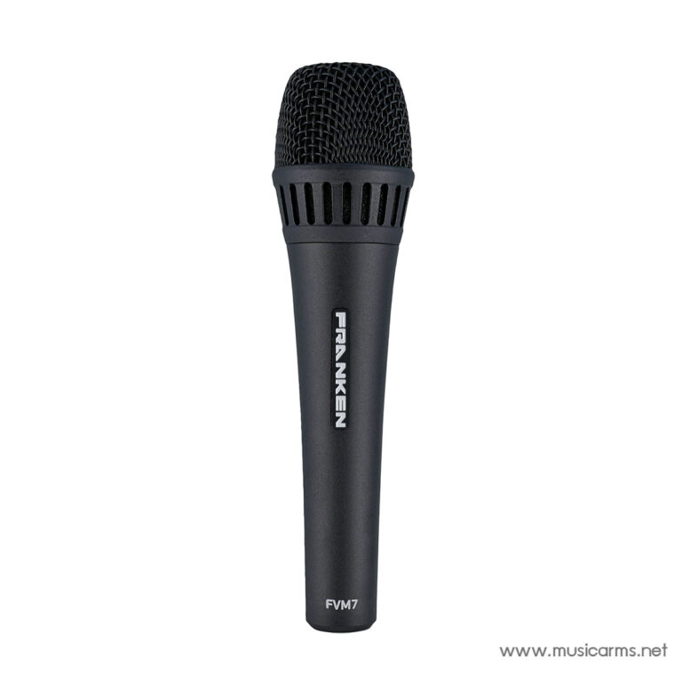 Franken FVM7 handheld microphone standing upright with metal grille, black body ขายราคาพิเศษ
