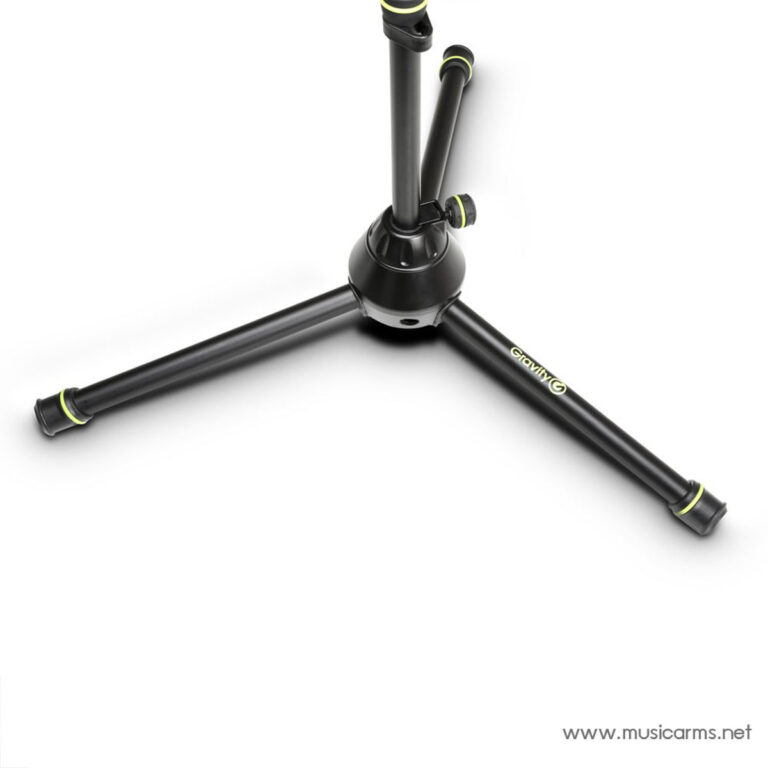 Three-legged black tripod base with lime-green accents and central hub, seen from above, for camera or light stands. ขายราคาพิเศษ