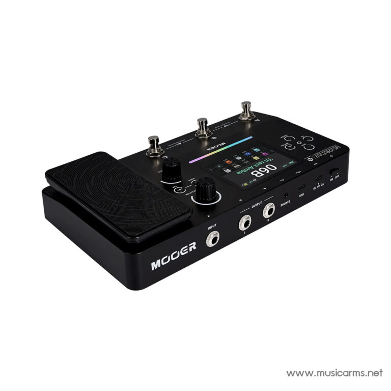 Mooer multi-effects guitar pedal with built-in expression pedal and lit display. ขายราคาพิเศษ