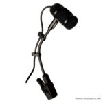 Lavalier microphone with black foam windscreen and a clip-on mount attached to a cable clip ลดราคาพิเศษ