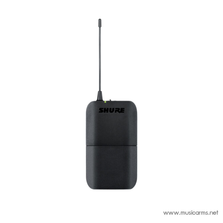 Shure wireless microphone bodypack transmitter with tall antenna against a white background ขายราคาพิเศษ