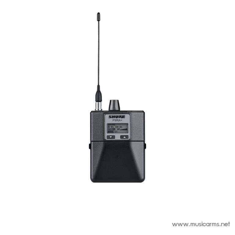 Wireless microphone transmitter (Shure P9RA+) with long antenna and display panel ขายราคาพิเศษ