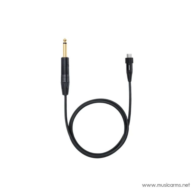 Audio adapter cable with a gold 1/4-inch plug on the left and a small multi-pin connector on the right. ขายราคาพิเศษ