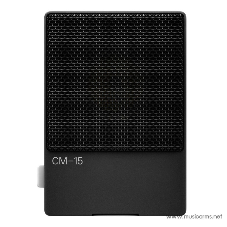 CM-15 speaker with a black metal grille, front view, white control knob on the left. ขายราคาพิเศษ