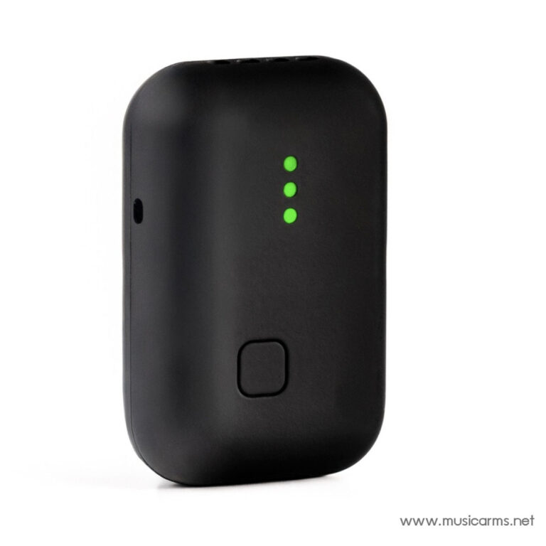 Small black handheld device with three green LED indicators in a row and a square button on the front, likely showing battery or status indicators. ขายราคาพิเศษ