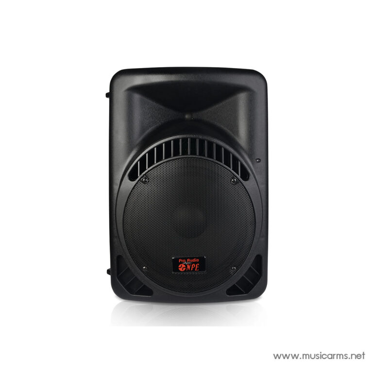Black professional PA speaker with a circular front grille and upper ventilation, branded Pro Audio ONE ขายราคาพิเศษ