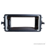 Empty black metal camera rig frame with perforated side rails and side clamps against a white background. ขายราคาพิเศษ