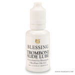 White bottle of Blessing Trombone Slide Lube, 30 ml, by Ultra-Pure Oils LLC, product photo on white background. ลดราคาพิเศษ