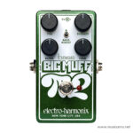 Electro-Harmonix Big Muff bass fuzz pedal, green glitter finish with four knobs (Vol, Sustain, Blend, Tone), LED and footswitch. ลดราคาพิเศษ