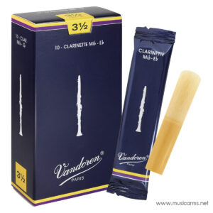 Vandoren CR1135 Eb Clarinet Traditional Reeds Strength 3.5 ลิ้นคลาริเน็ตราคาถูกสุด