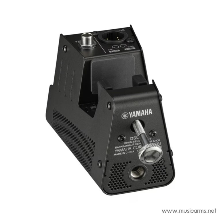 Yamaha drum sensor unit in a black metal housing with connection ports on the top and front. ขายราคาพิเศษ