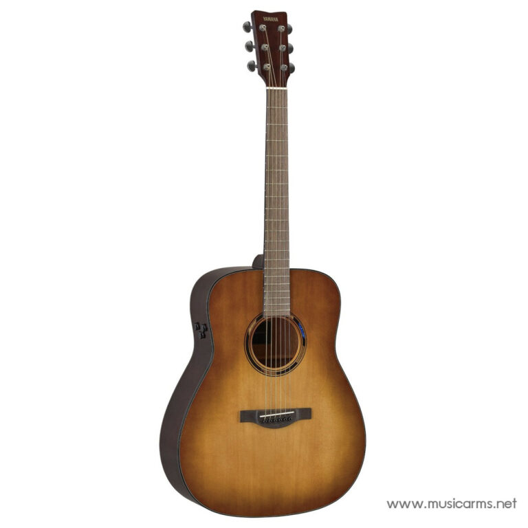 Yamaha acoustic guitar in sunburst finish, six strings, dreadnought body. ขายราคาพิเศษ