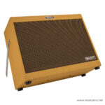 Orange Fender Tone Master guitar amplifier cabinet with a dark brown grille and small logos on the top and bottom right, angled for tilt-back use ขายราคาพิเศษ