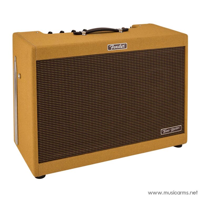 Orange Fender Tone Master guitar amplifier with brown grille cloth and carrying handle ขายราคาพิเศษ
