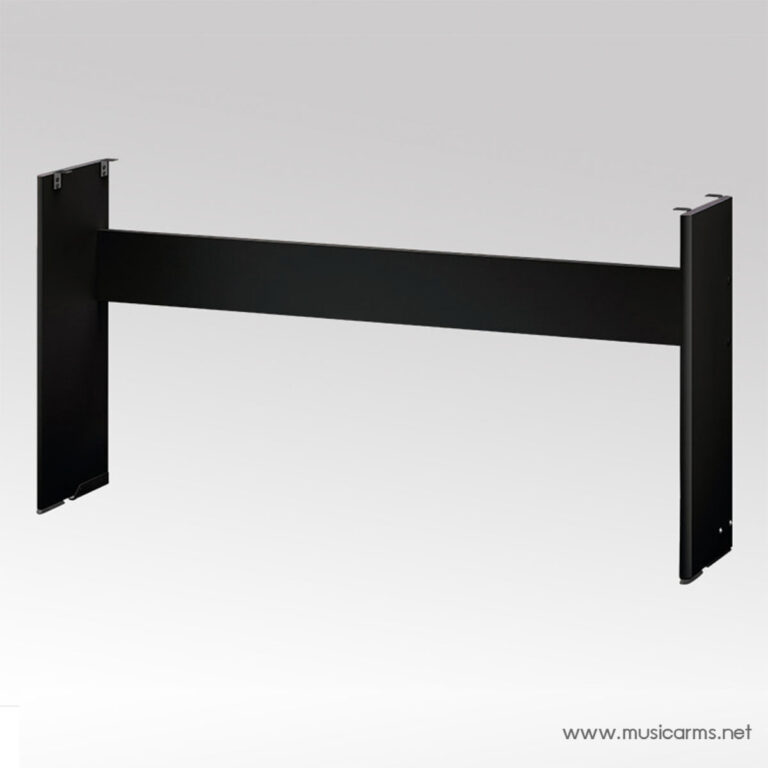 Black metal wall-mounted support bar spanning between two vertical mounting plates. ขายราคาพิเศษ