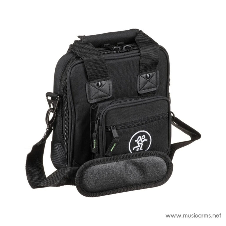 Small black camera accessories bag with front pocket and shoulder strap. ขายราคาพิเศษ