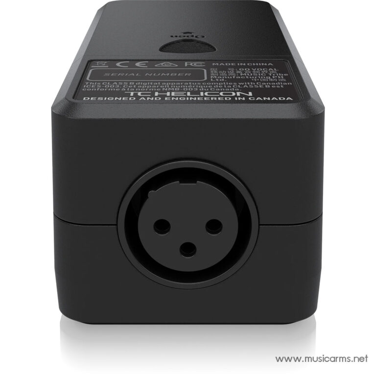 Black power adapter brick with a circular three-pin output socket facing the viewer ขายราคาพิเศษ