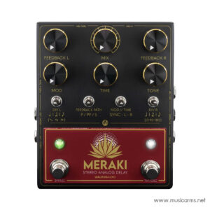 Walrus Audio Meraki Stereo Analog Dual Delay Pedalราคาถูกสุด