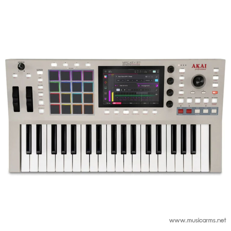 Akai Professional MPC Key37 music production controller with 37-key keyboard, colorful performance pads, and a central touchscreen. ขายราคาพิเศษ