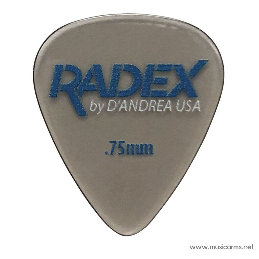 D’Andrea Radex Smoke 351 Shape 0.75MM (6 pieces) ปิ๊กกีตาร์
