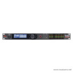 Rack-mount audio processor with a blue display, large central knob, and multiple LED meters labeled DriveRack Venue (dbx). ลดราคาพิเศษ