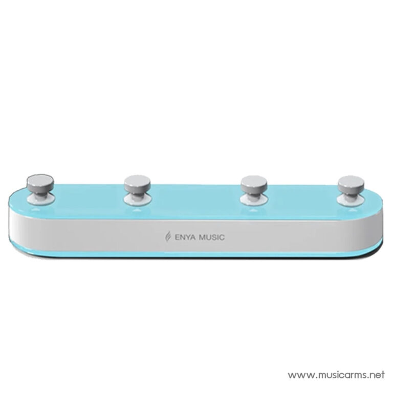 Blue and white four-knob music controller with ENYA MUSIC logo on the side. ขายราคาพิเศษ