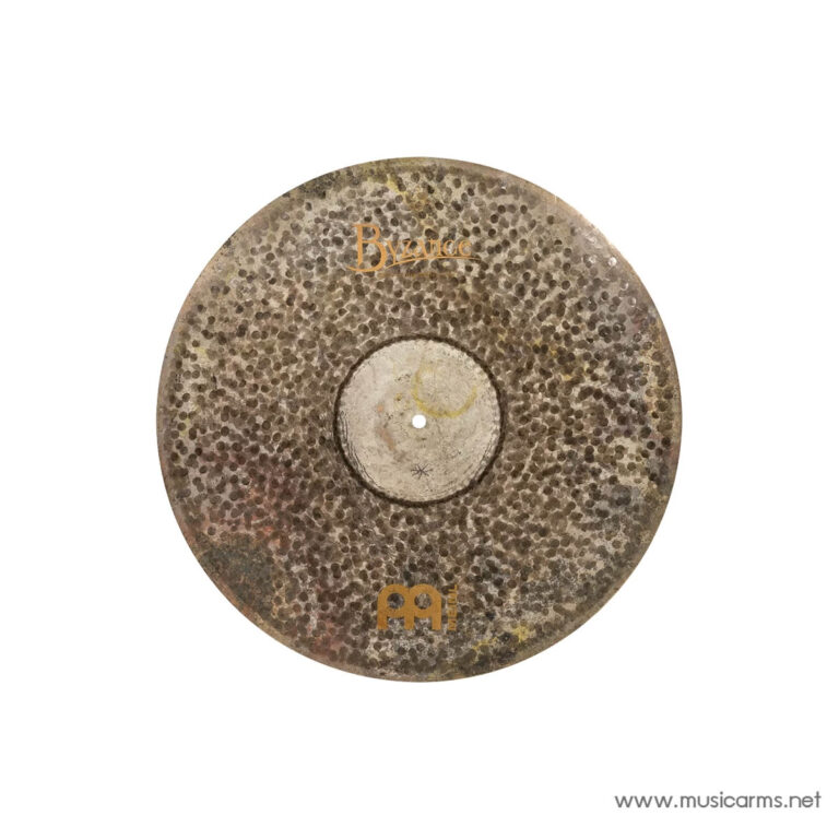 Hammered bronze cymbal with Byzance branding and Meinl logo. ขายราคาพิเศษ