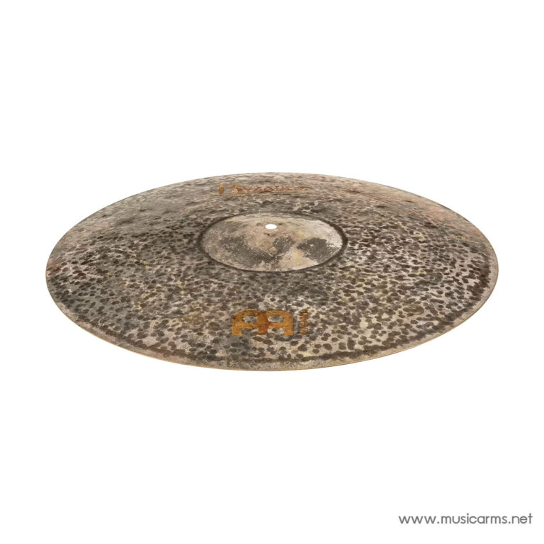 Round hammered cymbal with a weathered patina, lying flat on a white background; brand lettering visible on the surface. ขายราคาพิเศษ