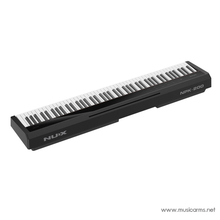 NUX NPK-200 61-key digital keyboard on a white background, angled view ขายราคาพิเศษ