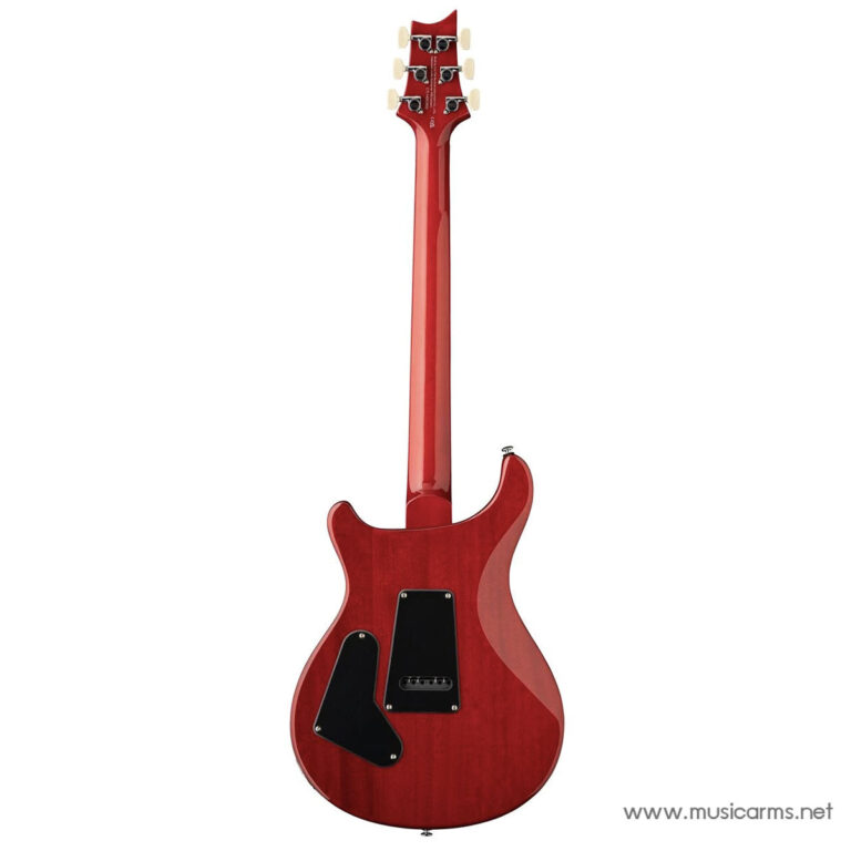 Red solid-body electric guitar shown from the back, with a glossy finish and black rear covers on the lower bout. ขายราคาพิเศษ