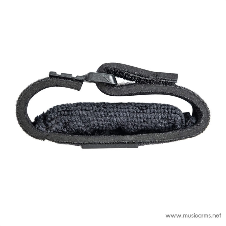 Black padded Velcro loop strap with a soft, fuzzy lining and a securing buckle. ขายราคาพิเศษ