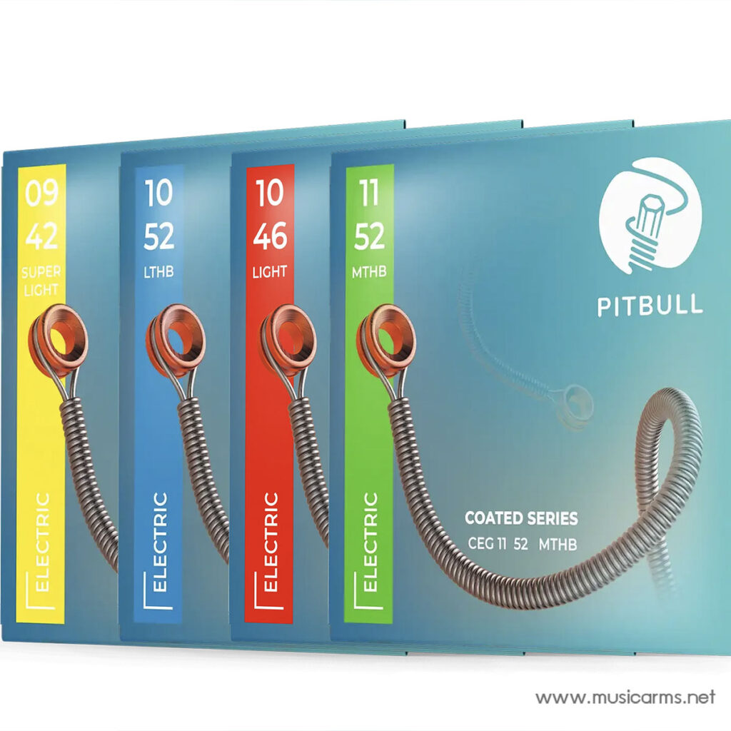 Pitbull Strings Coated Series CEG Electric Guitar Strings สายกีตาร์ไฟฟ้า