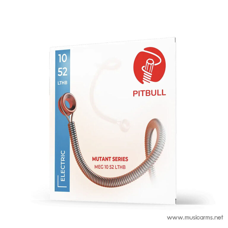 Product packaging for Pitbull Mutant Series MEG 10 52 LTHB electric, showing a coiled metallic cable and red Pitbull logo. ขายราคาพิเศษ