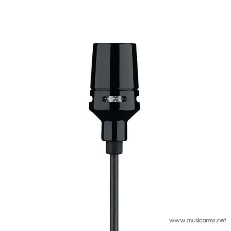 Close-up of a glossy black electronic connector with a small LED strip and cable attached. ขายราคาพิเศษ