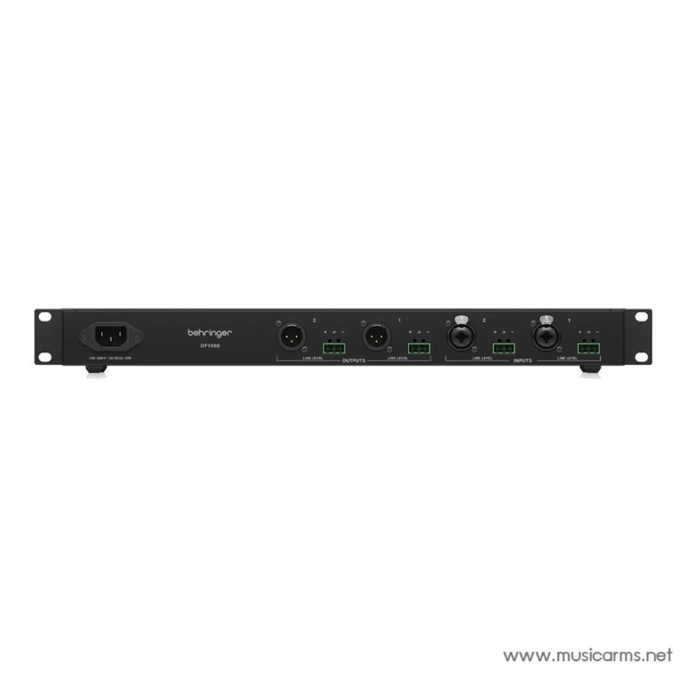 Behringer DF1000 rack-mount audio distribution unit with XLR and terminal connectors labeled inputs and outputs ขายราคาพิเศษ