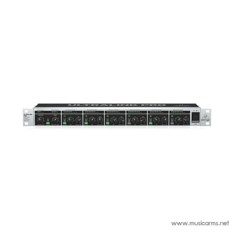 Behringer Ultralink Pro eight-channel rack-mounted audio processor with knobs and LEDs ขายราคาพิเศษ