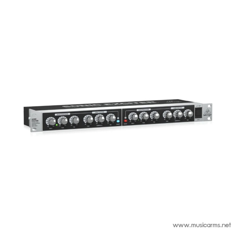 Behringer Sonic Exciter rackmount audio processor with multipleknobs and LEDs on the front panel. ขายราคาพิเศษ