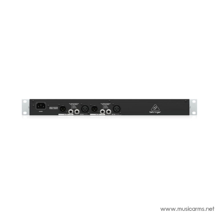 Behringer rack-mount audio interface rear panel with XLR and 1/4-inch inputs and outputs. ขายราคาพิเศษ