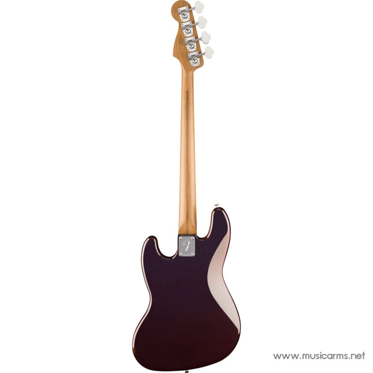 Back view of a burgundy solid-body electric guitar with a maple neck and headstock, shown against a white background. ขายราคาพิเศษ