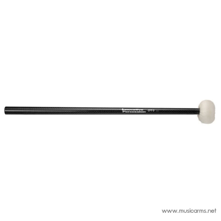 Black percussion mallet with a white felt head, horizontal across the image (vibraphone/xylophone style). ขายราคาพิเศษ