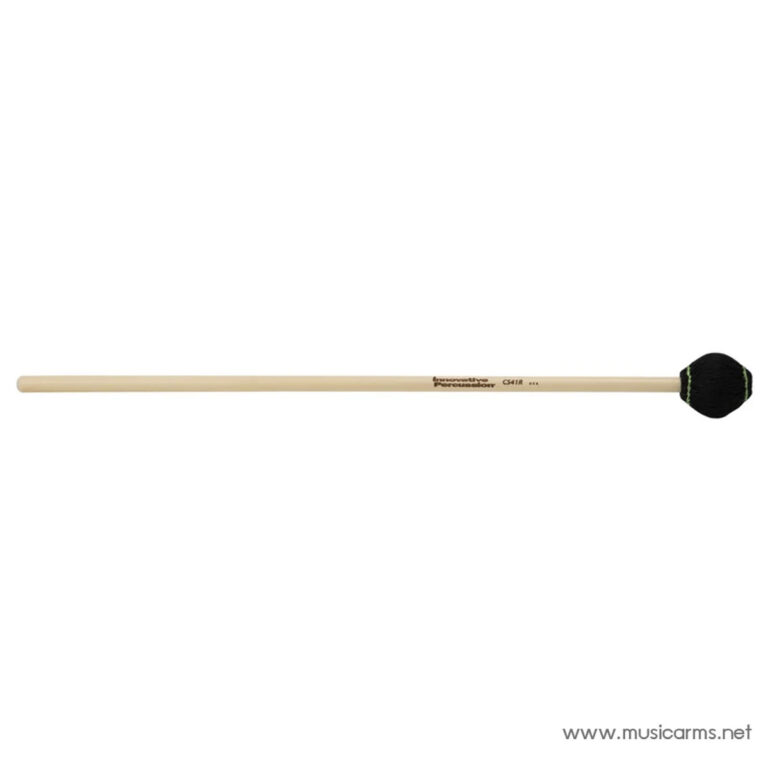 Wooden percussion mallet with a black, yarn-wrapped head and a light-colored handle. ขายราคาพิเศษ