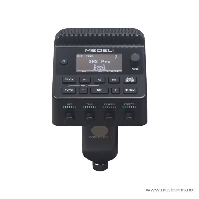 Medeli DHS Pro compact music controller with display, keypad, and knobs for mic, trigger, reverb, and effects. ขายราคาพิเศษ