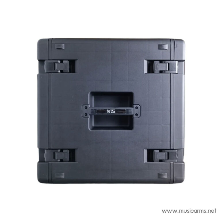 Rugged black hard protective case with recessed handle and metal latches, viewed from the front/side. (product photo) ขายราคาพิเศษ
