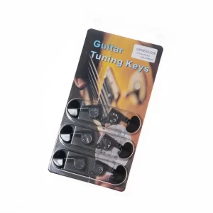 Preme Guitar Machine Head J-03 (L3+R3) Black ลูกบิดโปร่งหลังกลม 2 ทางราคาถูกสุด